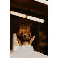 Haarnetje met netstructuur Equithème Filet Blond