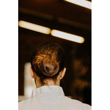 Haarnetje met netstructuur Equithème Filet Zwart