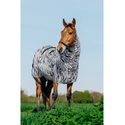 Anti-eczeem deken zebra Riding World Zwarte / witte zebra Motieven
