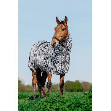 Anti-eczeem deken zebra Riding World Zwarte / witte zebra Motieven