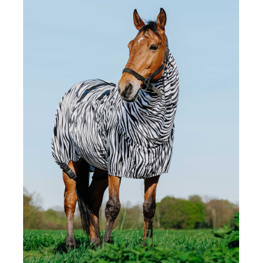 Anti-eczeem deken zebra Riding World Zwarte / witte zebra Motieven