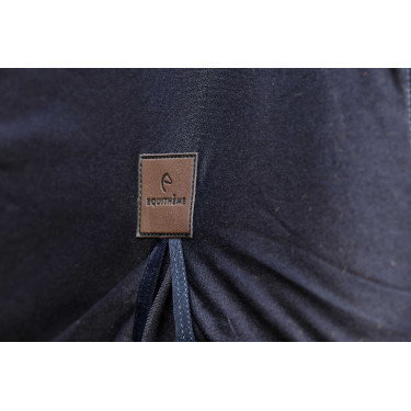 Equithème Micro mesh overhemd Marineblauw