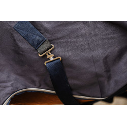 Overhemd Equithème Vague Marineblauw