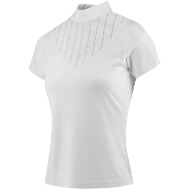 Polo Equithème Funza Korte mouwen Wit