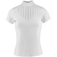 Polo Equithème Funza Korte mouwen Wit