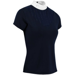 Polo Equithème Funza Korte mouwen Marineblauw