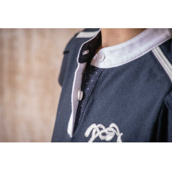 Polo Evrim Eden door Pénélope Marineblauw Polo Evrim Eden door Pénélope Marineblauw