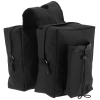 Randol's Western dubbele zadeltas Bruin