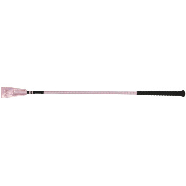 Dressuurzweep Whip & Go Glossy Roze