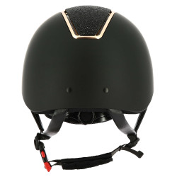 Equithème Glint Mat Helm Mat zwart / roze
