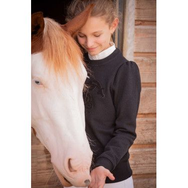 Sweater Pénélope Clotilde Zwart