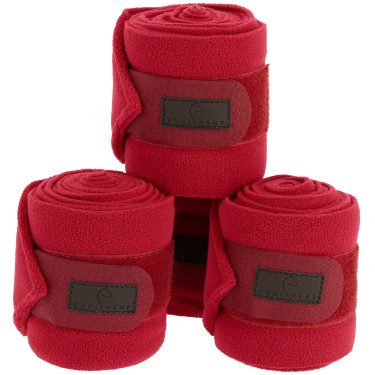 Equithème polobandages set van 4 Rood