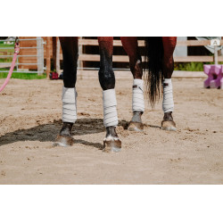 Equithème polobandages set van 4 Wit