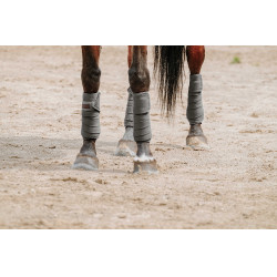 Equithème polobandages set van 4 Grijs