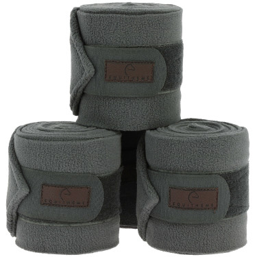 Equithème polobandages set van 4 Grijs