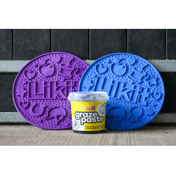 Lik-It liksteenmat Graze Maze Violet