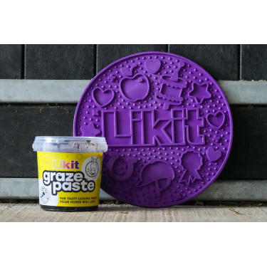 Lik-It liksteenmat Graze Maze Violet