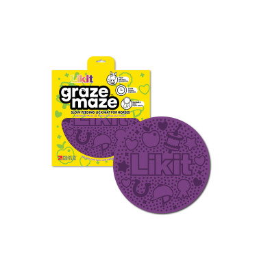 Lik-It liksteenmat Graze Maze Violet