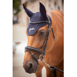 Paardendeken Pénélope Katoen Marine Marineblauw