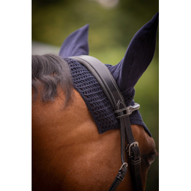 Paardendeken Pénélope Katoen Marine Marineblauw