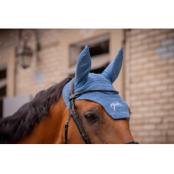 Paardendeken Pénélope Katoen Lagoonblauw