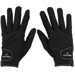 Equithème Savage handschoenen Zwart Equithème Savage handschoenen Zwart