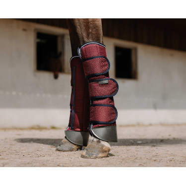 Transportbeschermers Equithème Tyrex 1200D Versterkt Bordeaux