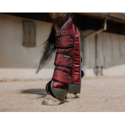 Transportbeschermers Equithème Tyrex 1200D Versterkt Bordeaux