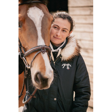 Parka Pénélope Mega Lyon Zwart