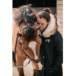 Parka Pénélope Mega Lyon Zwart