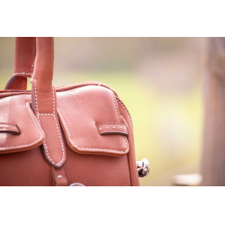 Handtas Pénélope Maëlys PM Cognac Bruin