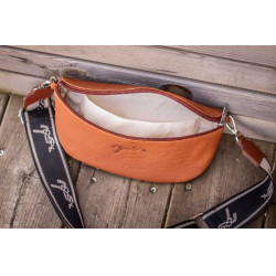 Heuptasje Pénélope Smile Cognac Bruin