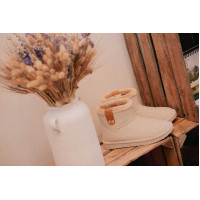 Gevulde Pénélope laarzen Gletsjergrijs