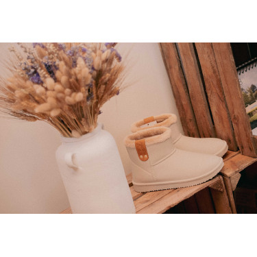 Gevulde Pénélope laarzen Gletsjergrijs