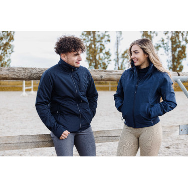 Kort jack Equithème Originals Alina Marine Marineblauw Kort jack Equithème Originals Alina Marine Marineblauw