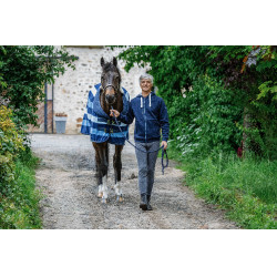 Fleeceoverhemd Equithème Confortech Marine Marineblauw