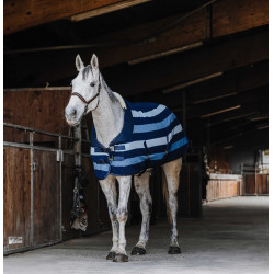 Fleeceoverhemd Equithème Confortech Marine Marineblauw