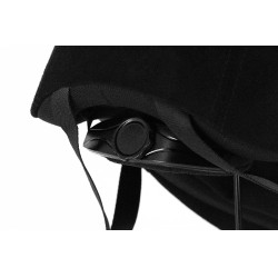 Choplin Aero Velvet helm Zwart / glanzend