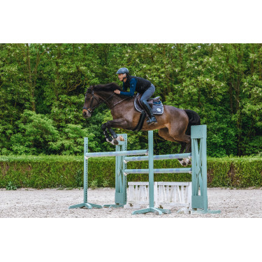 Verwarmd vest Equithème Charlie Zwart