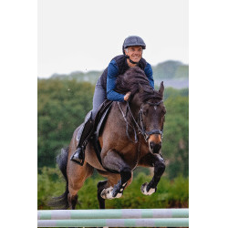 Verwarmd vest Equithème Charlie Zwart