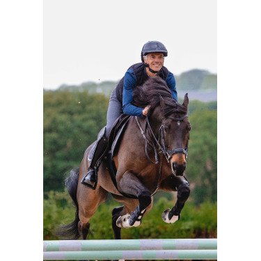 Verwarmd vest Equithème Charlie Zwart