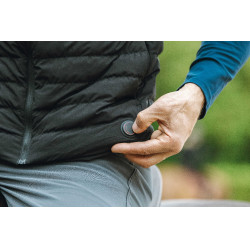 Verwarmd vest Equithème Charlie Zwart