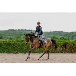 Verwarmd vest Equithème Charlie Zwart