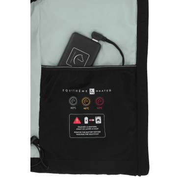 Batterij voor verwarmd vest Equithème Charlie Zwart Batterij voor verwarmd vest Equithème Charlie Zwart