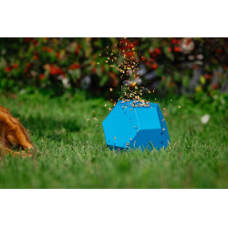 Anti-schrokbal voor brokjes HIPPOTONIC Blauw