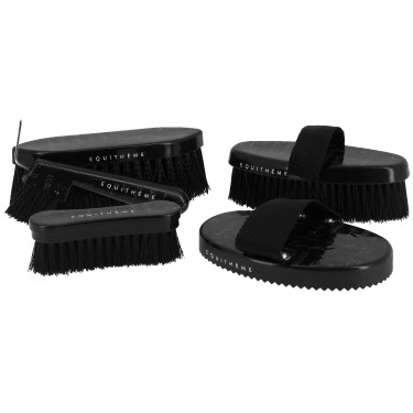 Borstel voor de manen EQUITHÈME - Teenage Zwart Borstel voor de manen EQUITHÈME - Teenage Zwart