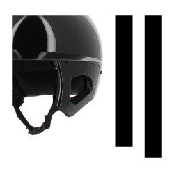 Pénélope matte helm met lange klep Glanzend zwart Pénélope matte helm met lange klep Glanzend zwart