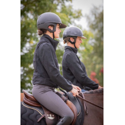 Pénélope matte helm met lange klep Glanzend zwart Pénélope matte helm met lange klep Glanzend zwart