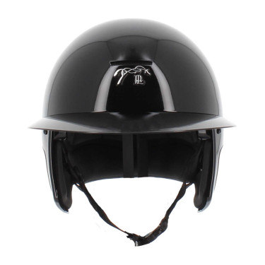 Pénélope matte helm met lange klep Glanzend zwart Pénélope matte helm met lange klep Glanzend zwart