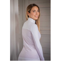 Polo PENELOPE - Debbie Wit / roze